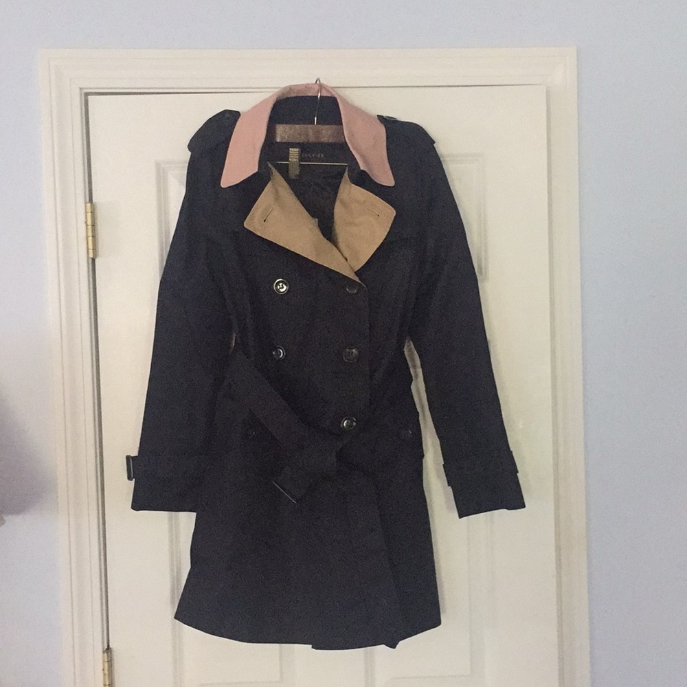 Black Coach trench coat